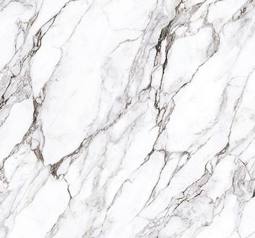 Calacatta White Quartz Stone Slab with Elegant Grey Veins for Countertops & Walls