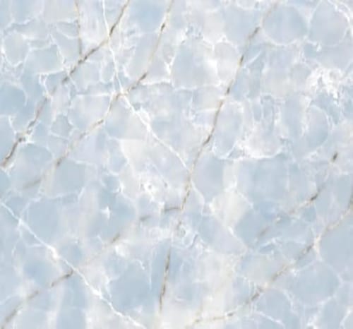 Exotic Blue Onyx Quartz Slab – Luxury Crystal Look Stone with Golden Veins
