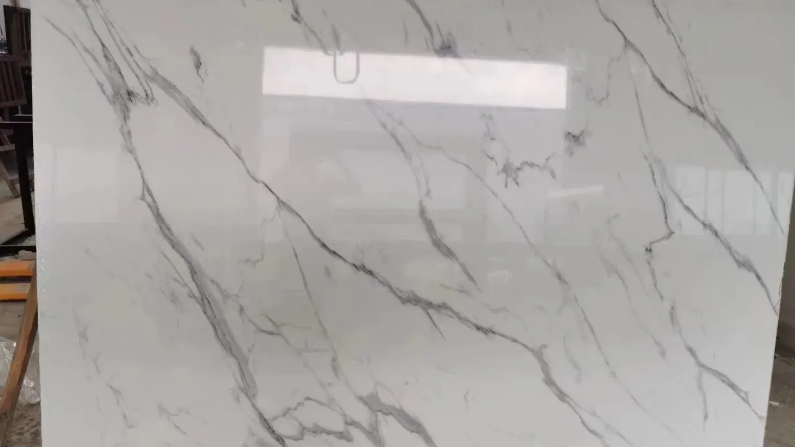 Modern Minimalist Artifical Stone | Soft Grey Quartz Stone Slab for Kitchen & Wall Panel