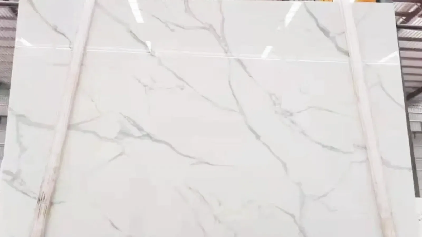 Modern Elegant Artificial Stone Slab | Soft Beige with Grey Veins