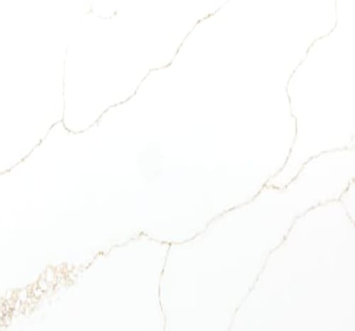 Elegant Grey Veined Quartz Slab - Sophisticated Marble-Like Surface