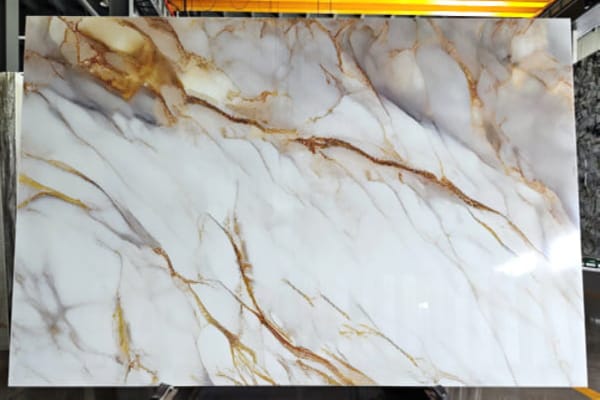 Calacatta Golden Nano Stone Slab | Luxury Marble Look for Interiors
