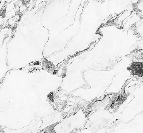 Premium Calacatta Quartz Stone Slab - Elegant Veined Pattern for Modern Countertops