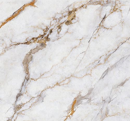 Carrara Gold Vein Quartz Stone Slabs - Modern Marble Pattern Surface