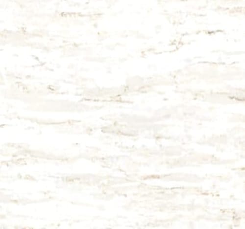 Beige Travertine Look Quartz Stone Slab with Horizontal Veining for Interior Projects