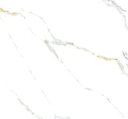 Calacatta Gold Vein White Quartz Stone Slab for Countertops and Walls