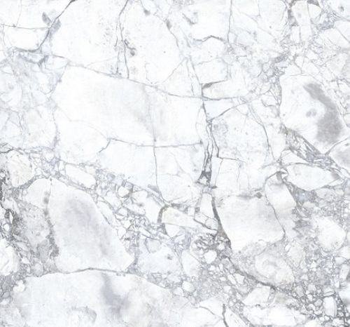Carrara Frost Quartz Slab - White & Grey Marble Look for Timeless Interiors