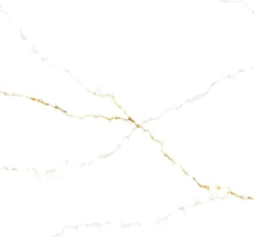 Calacatta Gold Vein Quartz Slab – White Marble Look Stone