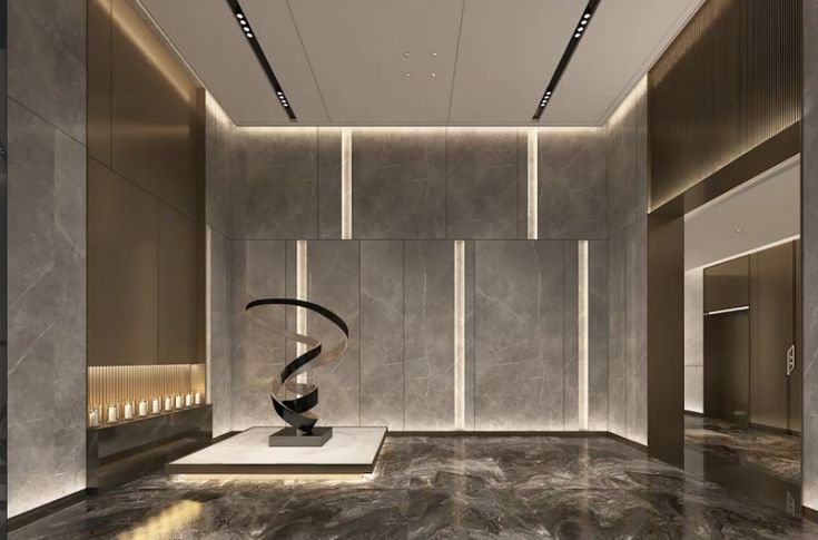 commercial-lobby-stone-feature-wall
