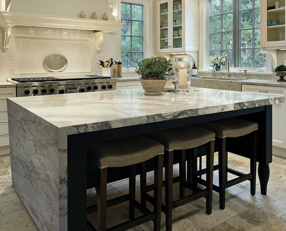 seamless-kitchen-island-waterfall-edge